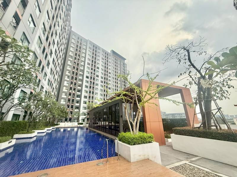 picture Aspire Sathorn–Taksin (Copper Zone) — Affordable studio with a private balcony, just 400 meters from BTS Wutthakat (Exit 1 & 2). - 6/12