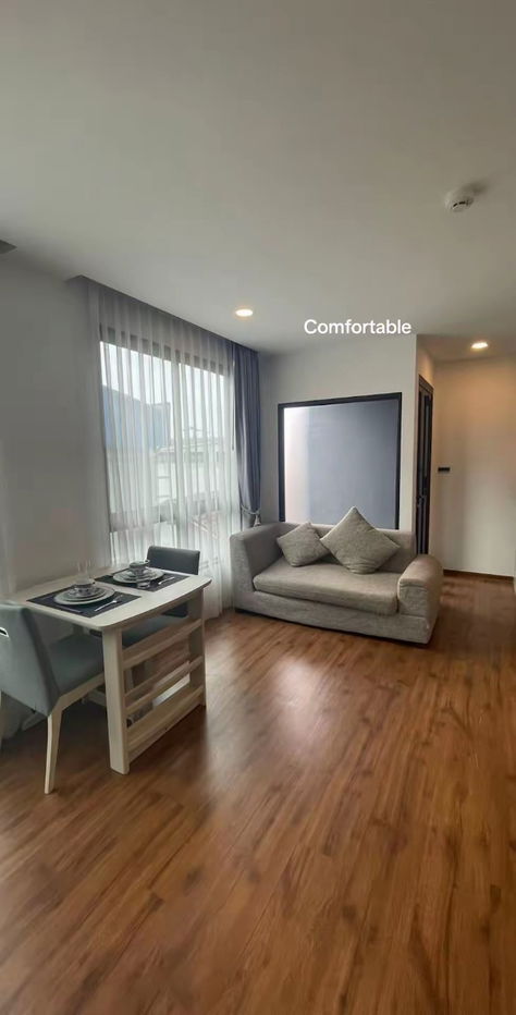 รูป UK01-416 ให้เช่า Stasia Residences Sriracha 🏡 1 ห้องนอน ขนาด 44 ตร.ม.💥 ราคา 8,500 บาท/เดือน 💥 - รูปที่ 5/10