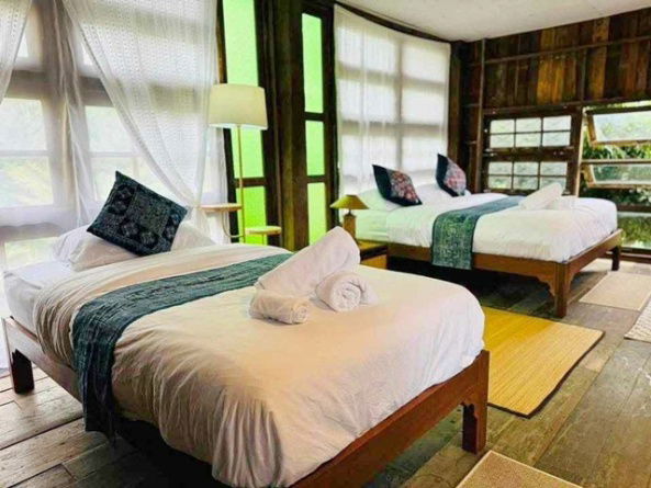 รูป สนามบินเชียงใหม่5.16กม. พืชสวนโลก 3.3 กม. AIR BNB ให้เช่าคาเฟ่อาคารโดดเด่น 450 ตร.ม. 250ตร.วา. 6 นอน 6 น้ำ ถ.รอบเมืองเชียงใหม่ - รูปที่ 6/8