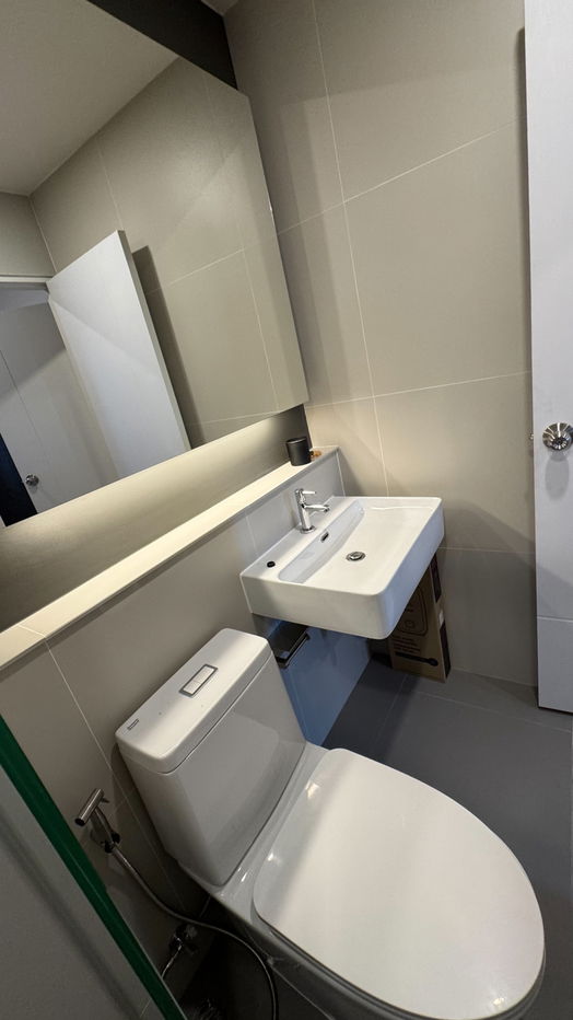 picture ❄️ Rental Condo Lumpini Place Chaeng Watthana - Pak Kret Station, 18th floor, 28 sqm. ❄️ Line @bzproperty - 4/29