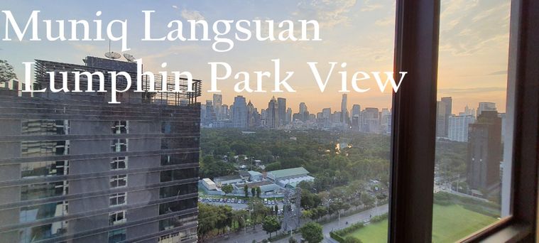 🔥🔥🔥Cash back 5,000 baht ให้เช่า Muniq Langsuan ถูกที่สุด แต่งสวย วิวสวนลุม🔥🔥🔥