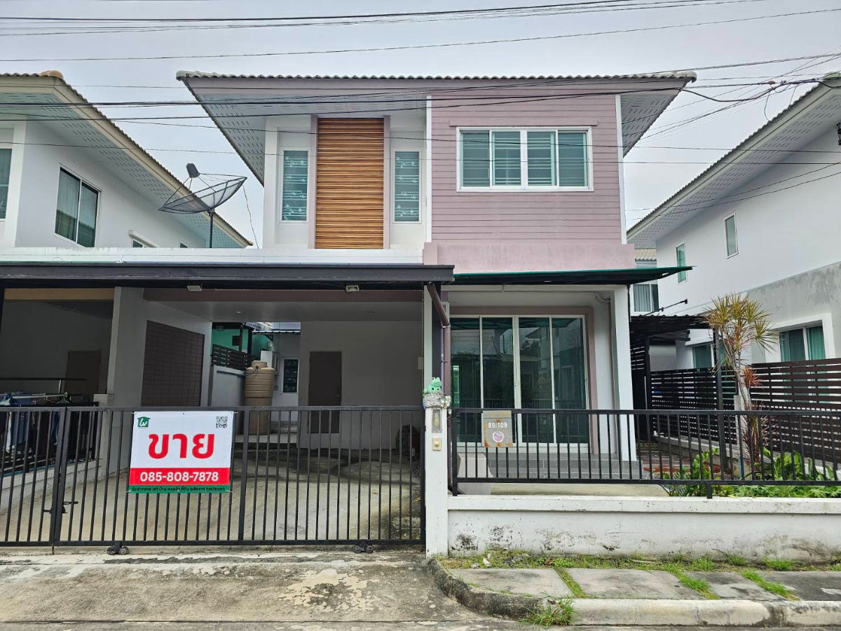รูป ขายบ้านแฝด หมู่บ้านกรูฟวิลล์ บางนา 4 ห้องนอน 2 ห้องน้ำ ใกล้เมกาบางนา เข้าออกได้หลายทาง - รูปที่ 1/10