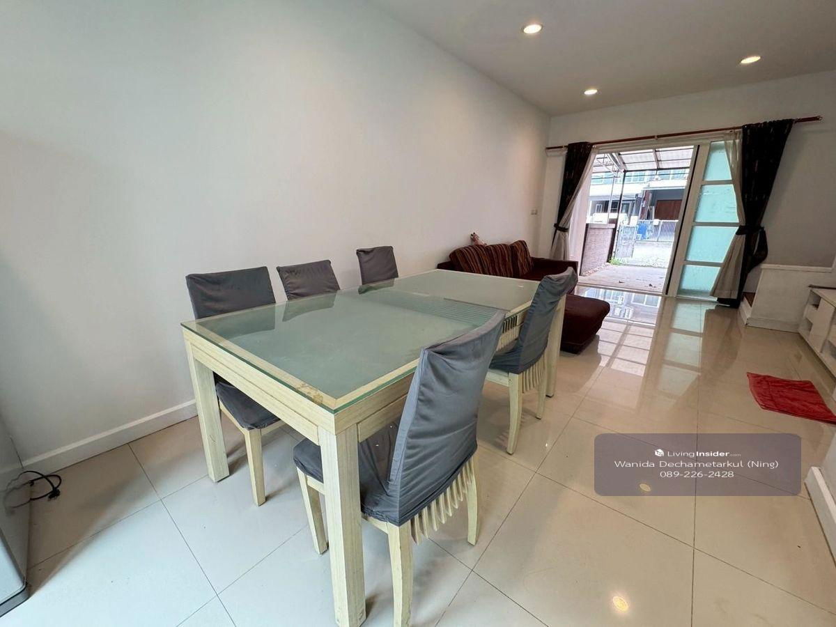รูป ขาย ทาวน์โฮม 3 ชั้น หมู่บ้านกรีนิช รามอินทรา 3 ห้องนอน 3 ห้องน้ำ 2 ห้องนั่งเล่น ที่จอดรถในบ้าน 2 คัน เฟอร์ฯครบ พร้อมอยู่ ทำเลดีที่สุดในโครงการ 3.5ลบ. - รูปที่ 22/32
