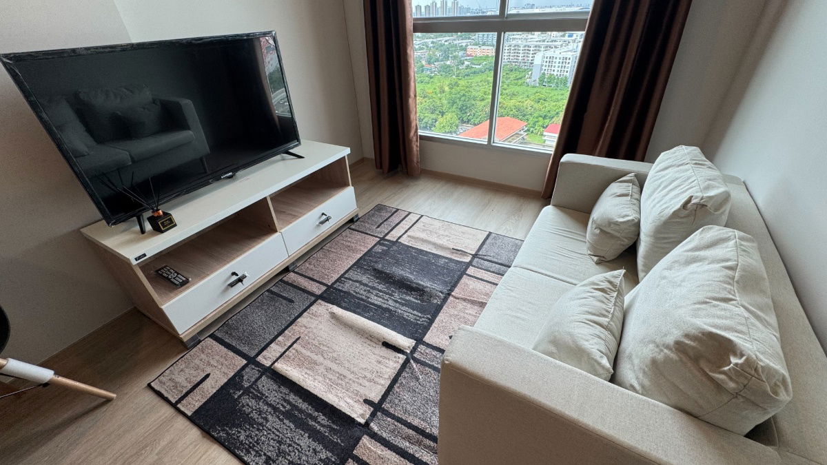 picture ❄️ Rental Condo Lumpini Place Chaeng Watthana - Pak Kret Station, 18th floor, 28 sqm. ❄️ Line @bzproperty - 8/29