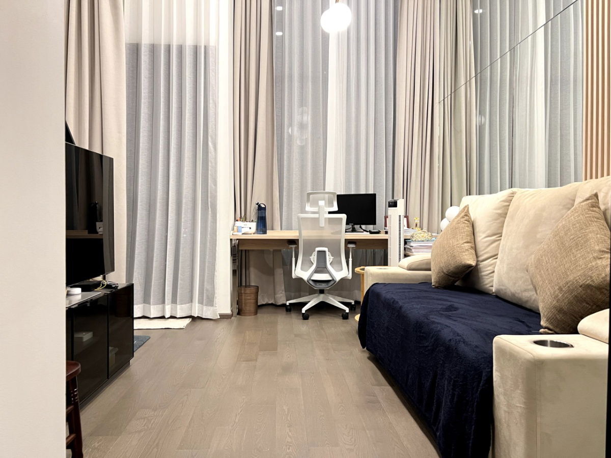 picture Park Origin Chula Samyan【𝐑𝐄𝐍𝐓】🔥Warm Japanese style tones, complete built-in furniture, feel airy and comfortable.🔥 Contact Line ID: @hacondo - 6/10