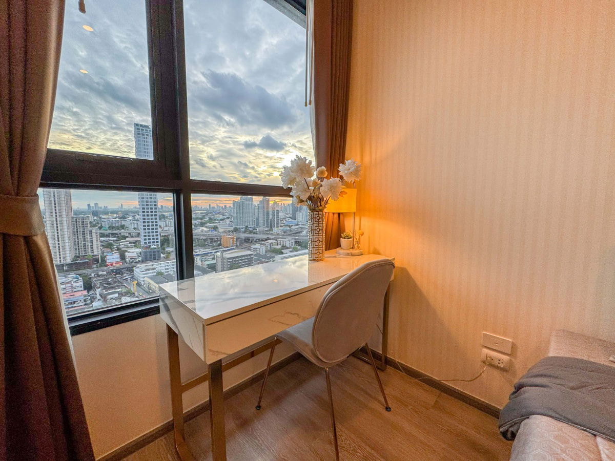 picture 🔥For Rent – Ready to Move In🔥 Knightsbridge Prime Onnut | Studio Room | 23 sqm | High Floor | Fully Furnished Close to BTS Onnut  - 23/48