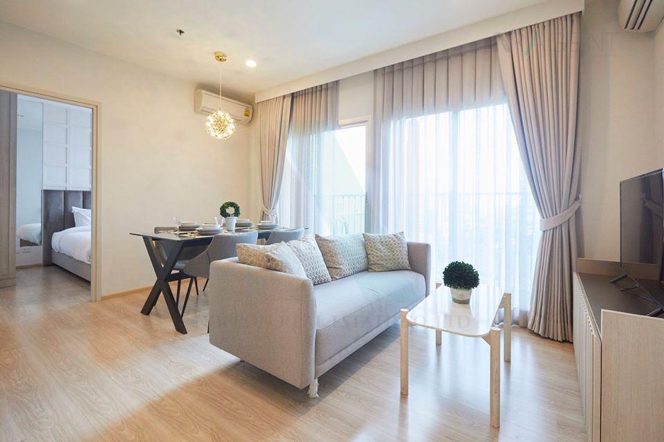 picture 🚩 For Rent Condo NOBLE REVOLVE RATCHADA Building 1, Floor 16,2 bed room, Room size 53.00 sqm - 2/8