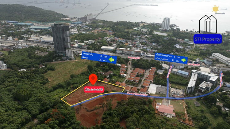 picture Land for sale - Mountain view, Sea view - Sriracha,Chonburi 3-3-84 Rai - 2/6