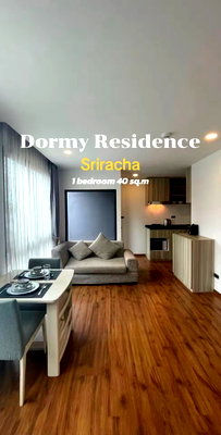 Condos for rent : UK01-256 Dormy Residences Sriracha 44 sq.m., 1 Bedrooms 💥 Rental Price: 8,500 baht/month 💥