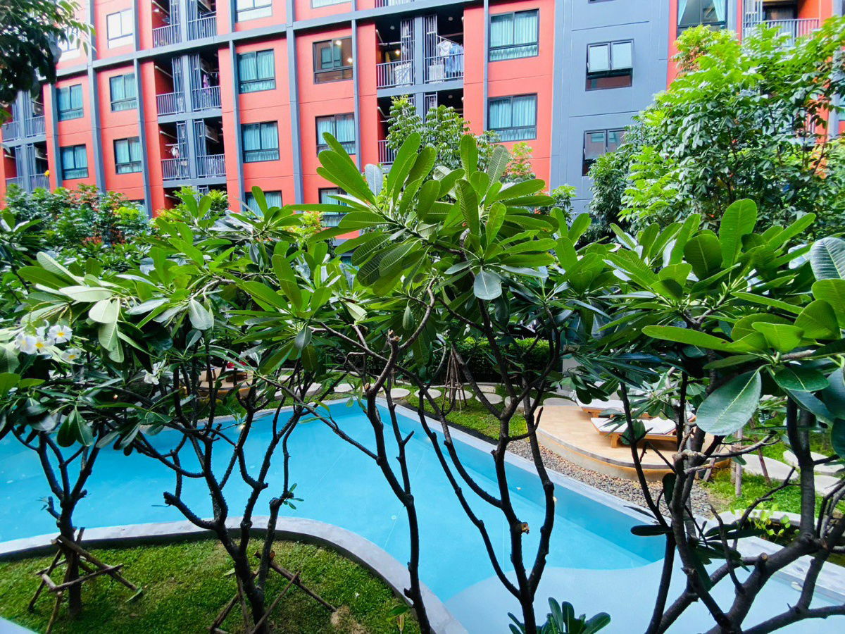 picture 🟢Condo For Rent 🟢Condo Monte Rama 9 Zone Ramkhamhaeng Fully-Furnished 1 bedroom 1 bathroom HOT!! - 6/7