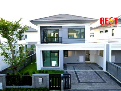 บ้านเดี่ยว นนทบุรี : โปรโมชั่นพิเศษ ขายบ้านใหม่มือ 1 ติดถนนใหญ่ โครงการหรู แกรนด์บริทาเนีย ราชพฤกษ์ - พระราม 5