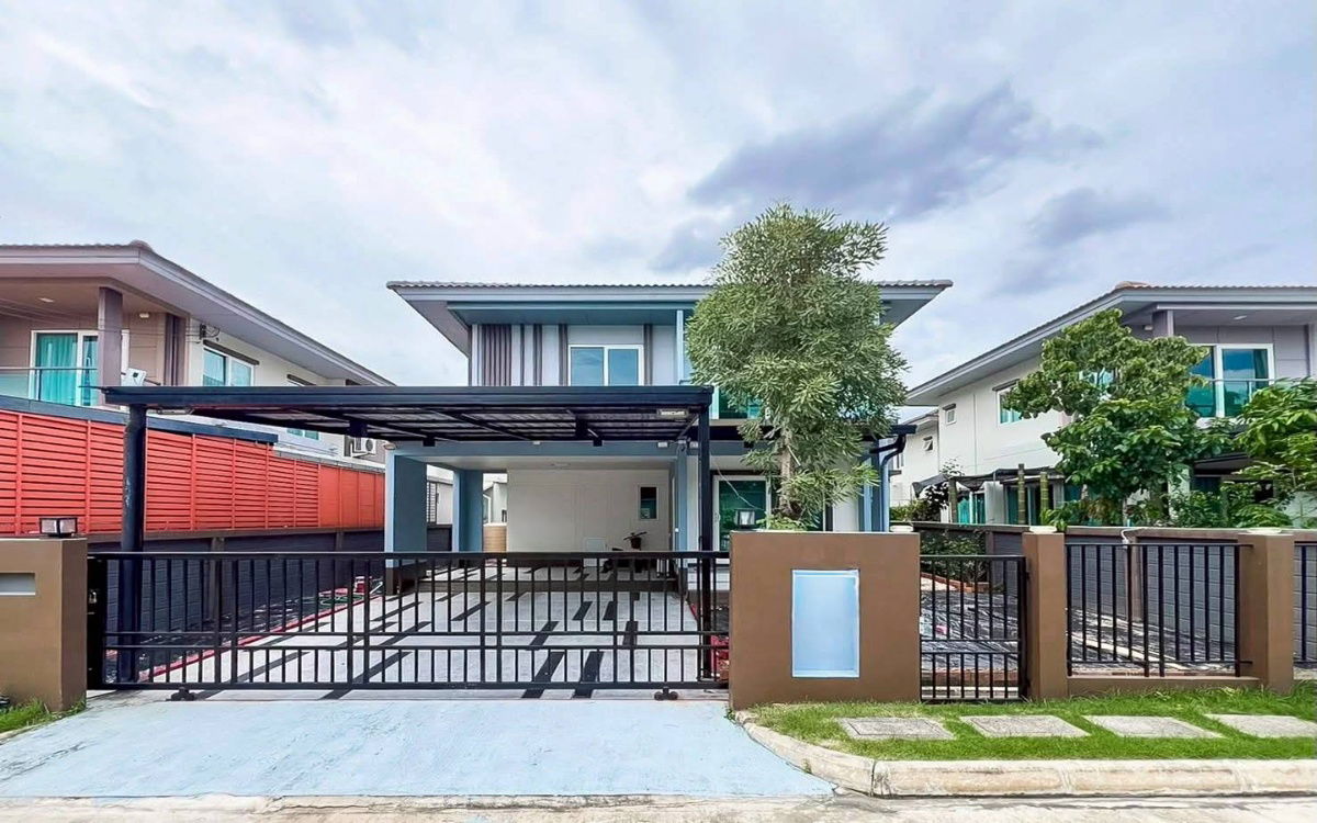 picture Single house for sale, modern loft style, Tiwanon area, Saransiri Village, Tiwanon-Chaengwattana 2, near Robinson Srisaman. - 2/20