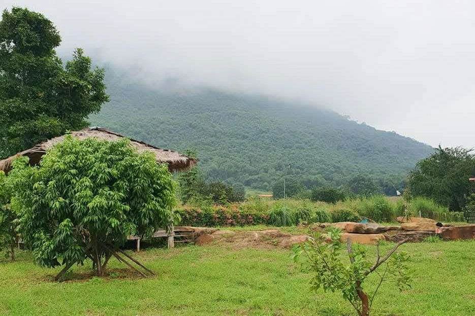 picture Land for Sale (Nor Sor 5) with Vacation Home near Khao Yai — Fresh Air, Surrounded by Mountain Views Area: 3 Rai, 6 Square Wah - 6/14