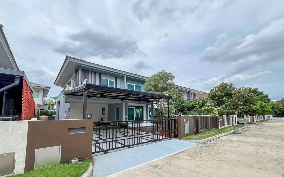 picture Single house for sale, modern loft style, Tiwanon area, Saransiri Village, Tiwanon-Chaengwattana 2, near Robinson Srisaman. - 1/20