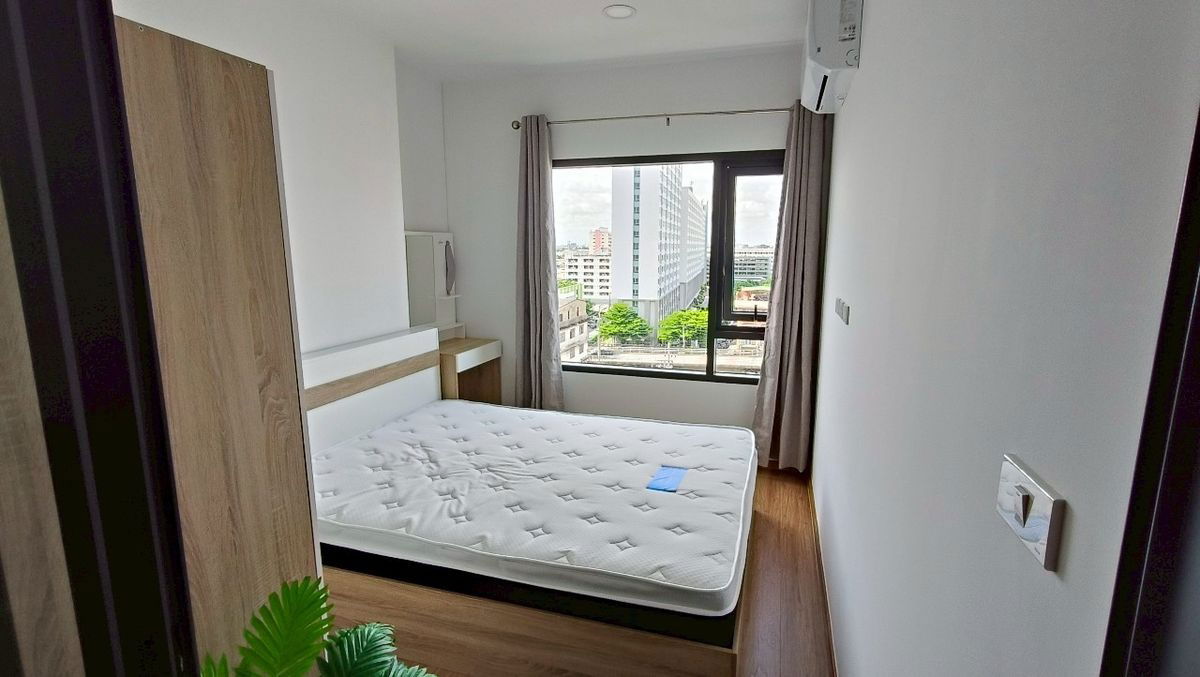 picture WS3199 🏢 New condo for rent, The Livin Ramkhamhaeng, near BTS, MRT Lam Sali, only 12,000 baht/month. - 1/13
