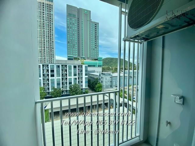 picture UK01-406 For rent, ready to move in, Atmoz Sriracha Condo, opposite Kasetsart University, Sriracha, size 25 sq m., price 7,500 baht, 2-year contract. - 3/9