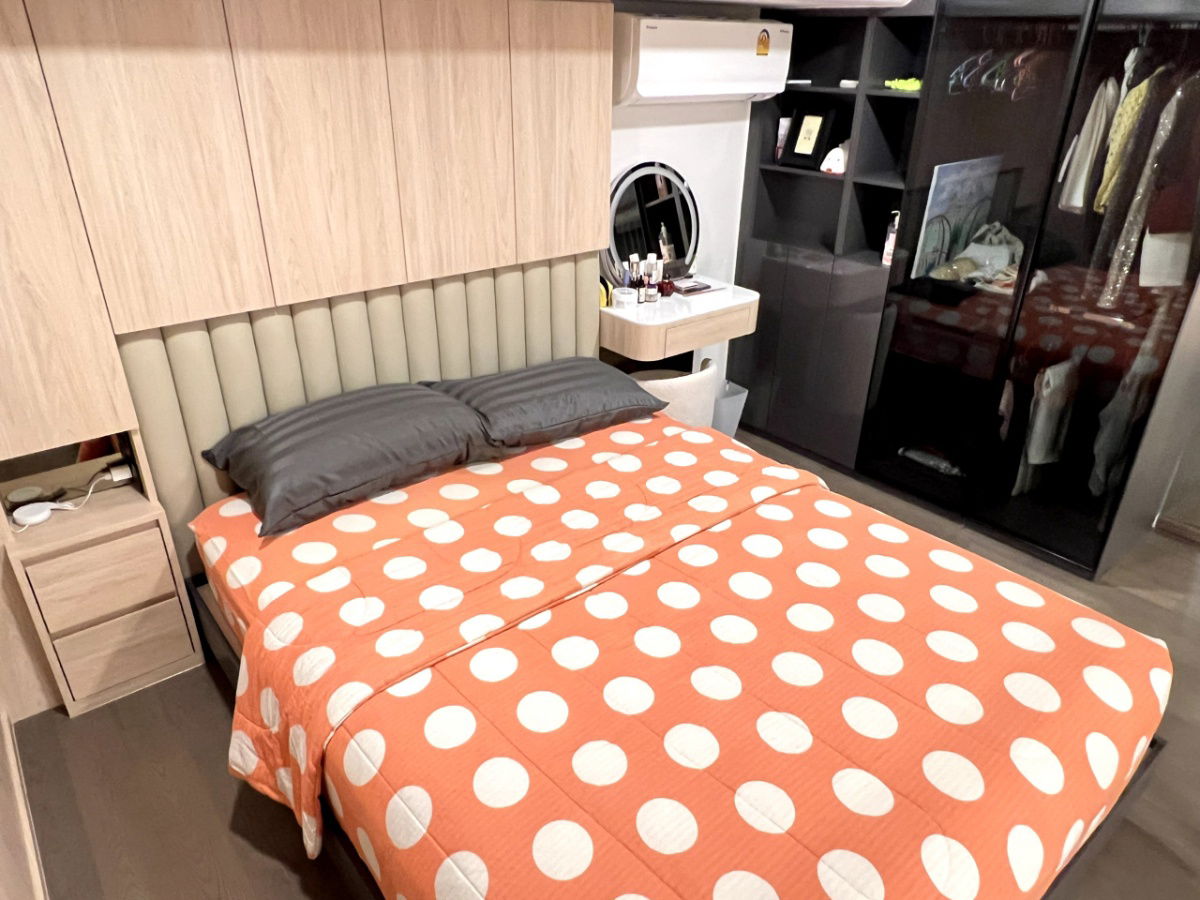 picture Park Origin Chula Samyan【𝐑𝐄𝐍𝐓】🔥Warm Japanese style tones, complete built-in furniture, feel airy and comfortable.🔥 Contact Line ID: @hacondo - 1/10