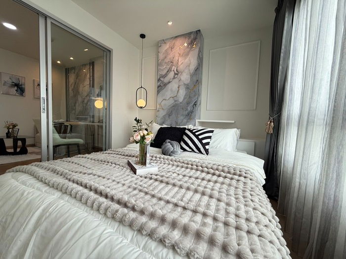 รูป 💥💥ขายห้องพร้อมอยู่!! คอนโด The Trust Residence Pinklao 1Bed 29.30 ตร.ม ชั้น 28 รีโนเวทใหม่ แต่งสวย เพียง 1.89 ล้านบาท!! สอบถาม LINE ID: @atfirm💥💥 - รูปที่ 11/18