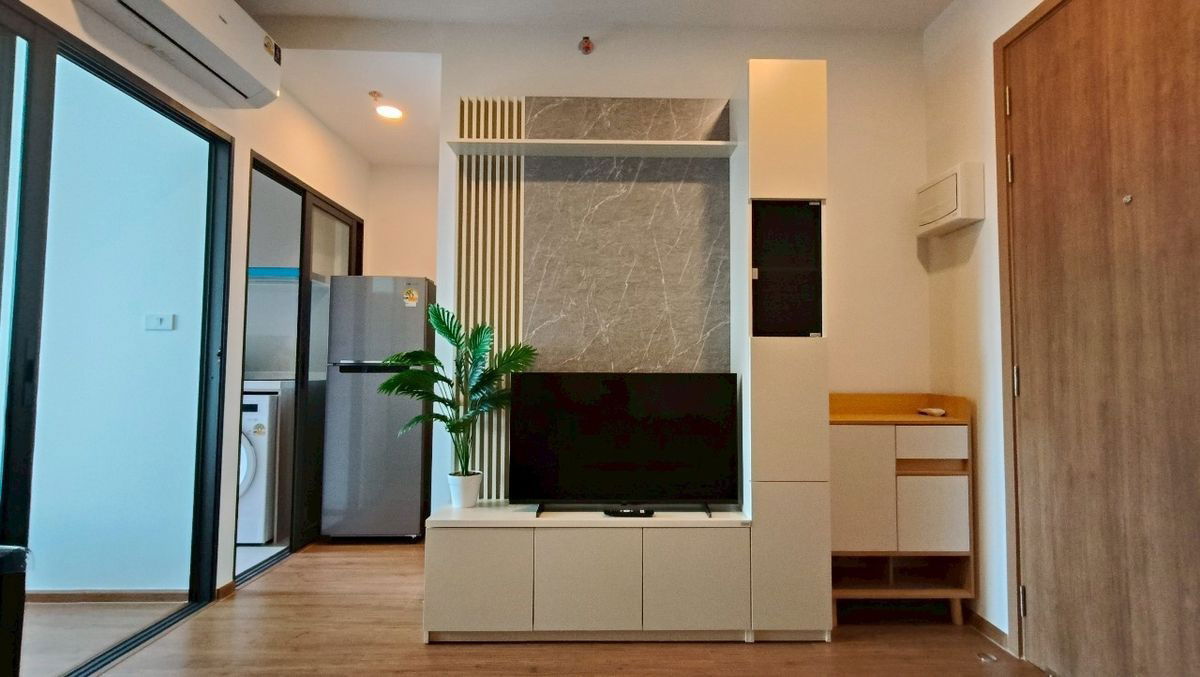 picture WS3199 🏢 New condo for rent, The Livin Ramkhamhaeng, near BTS, MRT Lam Sali, only 12,000 baht/month. - 6/13