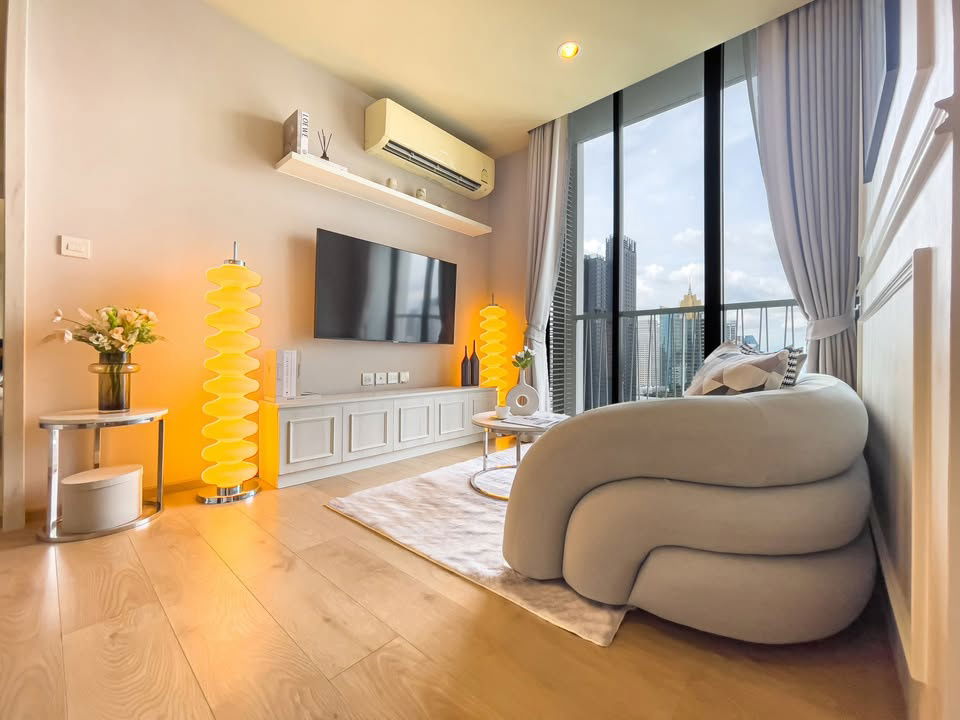 รูป TA7943📲LineID @556ryccg🚉2 ห้องนอน 72 ตรม ชั้น 27 พร้อมเฟอร์นิเจอร์ Noble Recole | โนเบิล รีโคล สุขุมวิท19 ใกล้ BTSอโศก MRTสุขุมวิท - รูปที่ 2/16