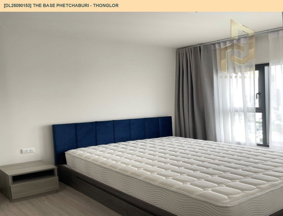 picture DL25090153 Condo for rent, THE BASE Phetchaburi - Thonglor near BTS Phrom Phong, ready to move in, call urgently 0656133286 LineID @534wlwof - 2/11