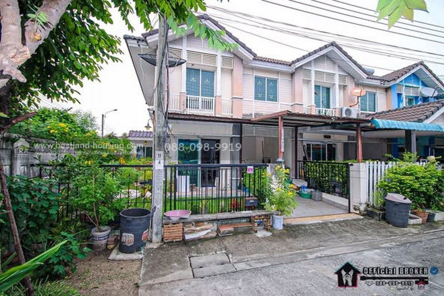 รูป ขายทาวน์เฮ้าส์ 2 ชั้น หลังมุม ถูกสุดในหมู่บ้าน ม.พฤกษาวิลล์ 26/1 สรรพวุธ - สุขุมวิท 76 ใกล้ไบเทคบางนา ใกล้รถไฟฟ้าBTS แยกบางนา เซ็นทรัลบางนา  - รูปที่ 1/18