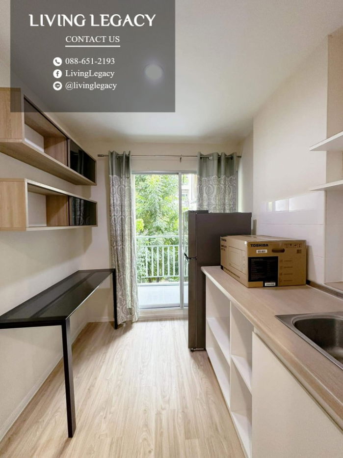 รูป SMZSUU ให้เช่าคอนโด Lumpini Ville Onnut - Phatthanakan 26 ตร.ม. ชั้น 3 ตึก C1 line id : @livinglegacy - รูปที่ 7/12