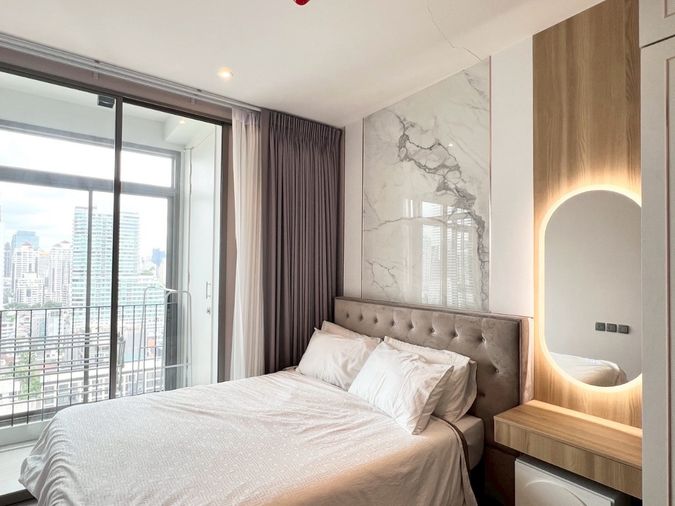 ✨ ให้เช่า! Rhythm Ekkamai Estate (พร้อมออนเซ็น) | 1 ห้องนอน พร้อมห้องทำงาน 40 ตร.ม. เดิน 5 นาทีถึง BTS เอกมัย พร้อมเข้าอยู่