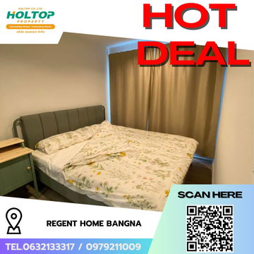 #R6196 🎉 080968 Condo for rent Regent Home Bangna 