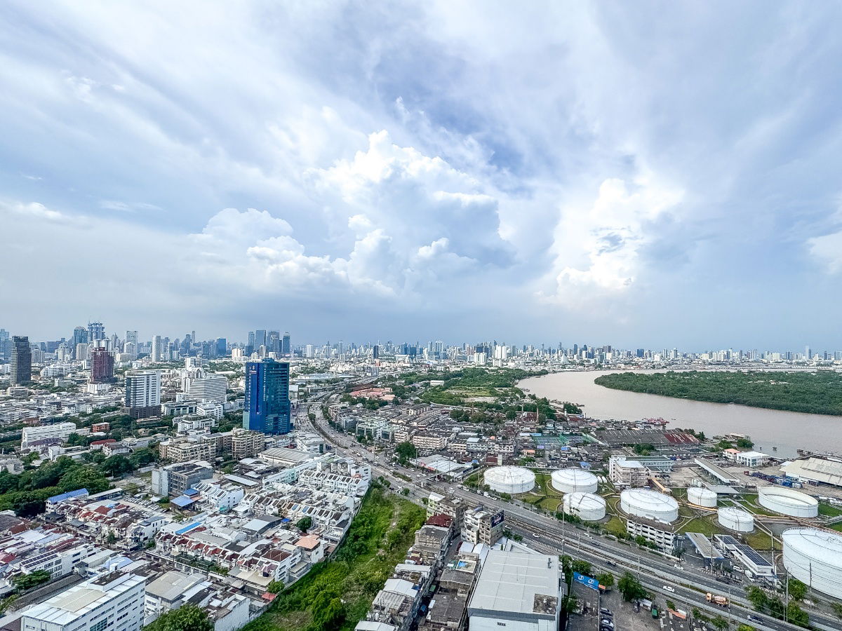 picture ✨ Condo for sale, great Location The Breeze Narathiwas, only at 9.5 million High floor, beautiful river view,   - 37/42