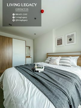 T29F3K Condo For Rent Rich Park @ Triple Station 30 Sq.M. Floor 34 line id : @livinglegacy
