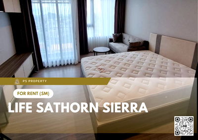 คอนโดให้เช่า : ให้เช่า ✨ Life Sathorn Sierra ✨ เฟอร์นิเจอร์ และ เครื่องใช้ไฟฟ้าครบ ใกล้ BTS ตลาดพลู