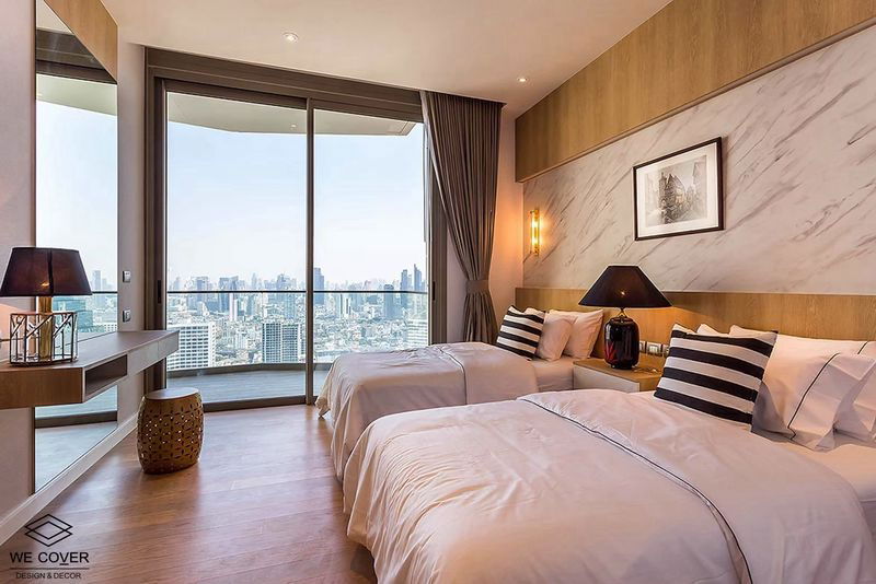 รูป TA5850📲LineID @556ryccg🎆1 ห้องนอน 60 ตรม ชั้น 31 เฟอร์นิเจอร์ครบ Magnolias Waterfront Residences ติดห้าง ICONSIAM ใกล้ BTS เจริญนคร - รูปที่ 4/6