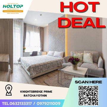 #Z2330💥050968🔥Condo for rent: KnightsBridge Prime Ratchayothin