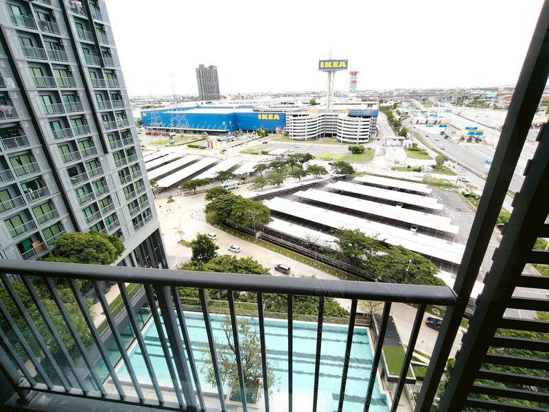 รูป ให้เช่า เอสเปซ เมกะ บางนา 1 เลขที่ 98/345 (ห้องใหม่) (วิวสระ) - รูปที่ 8/11