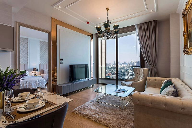รูป TA1977📲LineID @556ryccg🎆1 ห้องนอน 60 ตรม ชั้น 31 เฟอร์นิเจอร์ครบ Magnolias Waterfront Residences ติดห้าง ICONSIAM ใกล้ BTS เจริญนคร - รูปที่ 8/8