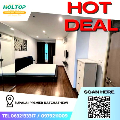 Condos for rent : #Z2335💥070668🔥Condo for rent: Supalai Premier Ratchathewi
