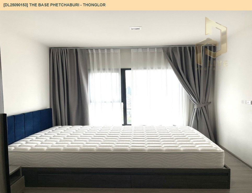 picture DL25090153 Condo for rent, THE BASE Phetchaburi - Thonglor near BTS Phrom Phong, ready to move in, call urgently 0656133286 LineID @534wlwof - 4/11
