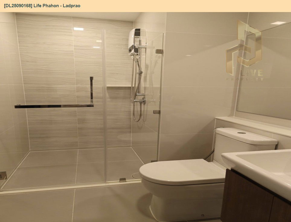 picture DL25090168 Condo for rent, Life Phahon - Ladprao near BTS Ha Yaek Lat Phrao, ready to move in, call urgently 0656133286 LineID @655ebbvc - 7/8