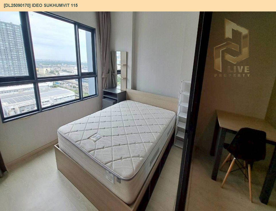 picture DL25090170 Condo for rent, IDEO Sukhumvit 115  near BTS Pu Chao, ready to move in, call urgently 0656133286 LineID @534wlwof - 3/8