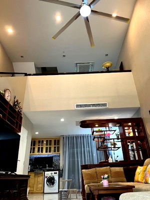 Townhouses for rent : Fully-furnished Townhome 3.5 Fl. for rent 33,000 Baht/month – Baan Klang Muang Vibhavadi