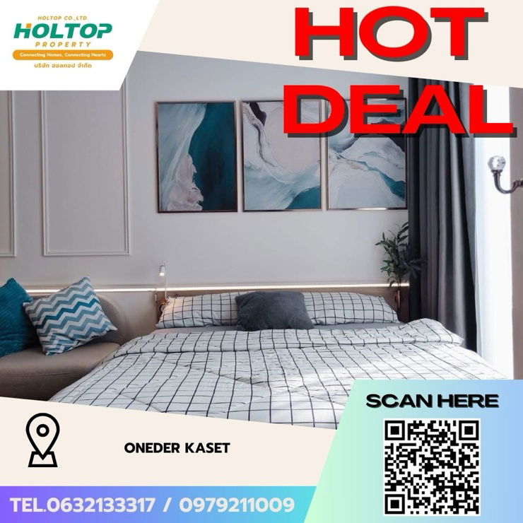 picture #Z2321💥050968🔥 Condo for rent: Oneder Kaset - 1/9