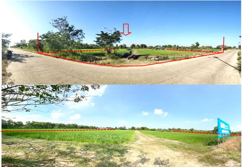 ที่ดินเปล่า เนื้อที่ทั้งหมด 14500 ตารางเมตร ตำบลพืชอุดม อำเภอลำลูกกา ปทุมธานี ราคา 9,244,000 บาท