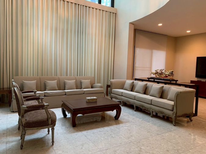 5-bed house for rent, 507.4 sqm, 129.6 sq wah, Grand Bangkok Boulevard Ratchada - Ramintra 2