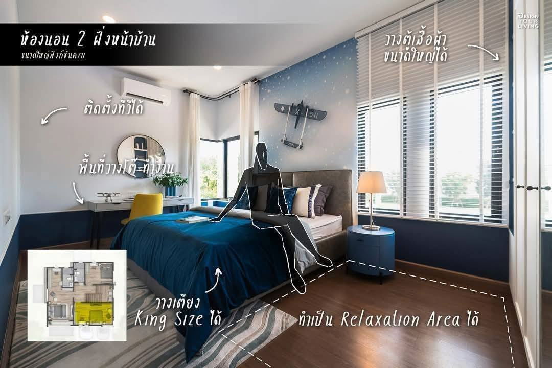 รูป บ้านเดี่ยวแปลงใหญ่  80 ตร.วา ทำเลมุมส่วนตัว - รูปที่ 14/22