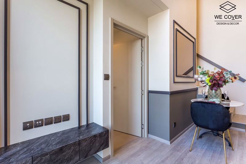 รูป TA7958📲LineID @556ryccg🟨Duplex 1 ห้องนอน 42.7 ตรม ชั้น21 THE LINE สุขุมวิท101 Fully furnished ใกล้ BTS ปุณณวิถี, True Digital Park  - รูปที่ 11/12