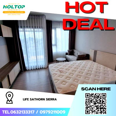 Condos for rent BTS Pho Nimit : #Z2331💥070968🔥 Condo for rent: Life Sathorn Sierra