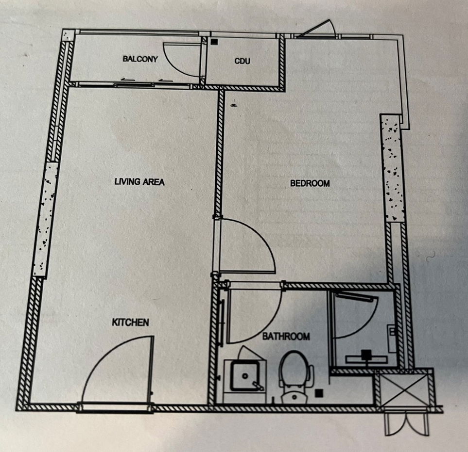 รูป ให้เช่า Condo ซอยเอกมัย 12 บีทีเอสเอกมัย 1 ห้องนอน พร้อมอยู่ - รูปที่ 13/13