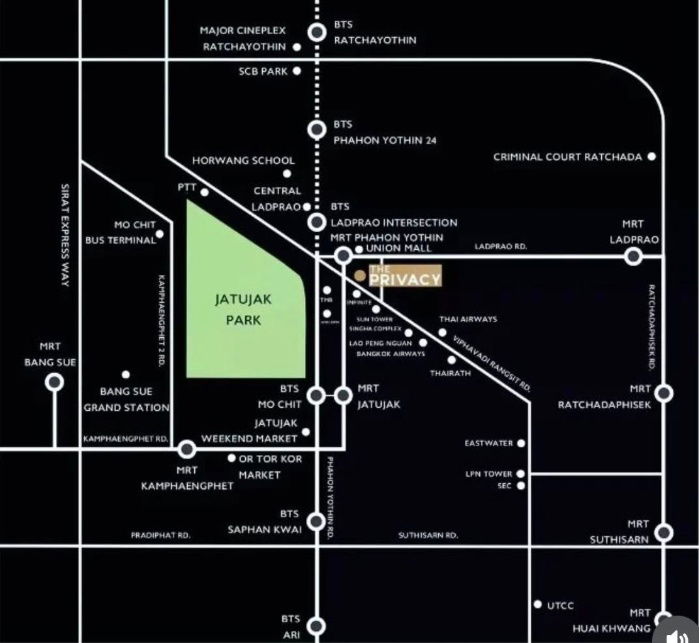 รูป ให้เช่า คอนโด เดอะไพรเวซี่ จตุจักร MRT พหลโยธิน 1.3 กม. - รูปที่ 15/23