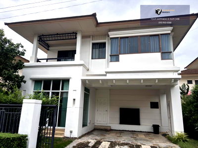 Houses for rent Anya Thani Industrial Estate (Gemopolis) : Setthasiri Bangna-Wongwaen | Ready-to-move-in detached house, hot location, near MEGA BANGNA, expressway #2025090811785
